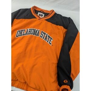 Oklahoma State Cowboys Pullover Men's XL 58‎ Sports V-Neck Top W/Pockets